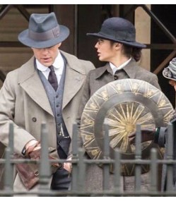 Wonder Woman Chris Pine (Steve Trevor) Grey Wool Coat